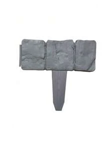 5/10/20 pièces Bandes de clôture en plastique imitant la pierre, convient pour le jardin, la pelouse, les parterres de fleurs, la cour, le potager, la décoration de balcon, la clôture, la séparation extérieure de jardin et pelouse