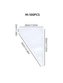 100pcs Disposable Piping Bags For Cake Decorating - Perfect For Icing, Frosting & Cookies - Essential Baking Tools & Kitchen Accessories - Piping Bag - View 12