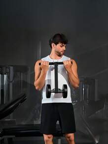 جهاز تدريب معصم وساعد قابل للتحميل ، استخدام بمقبض مضاد للانزلاق مناسب للجيم والمنزل ، يستخدم لنمو العضلات وتدريب القوة والملحقات اللياقة البدنية