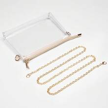 NEW Clear Purse For Women - Stadium Approved Small Crossbody Bag With Zipper, Clear Stadium Bag For Concerts, Sports - 棕色 - 查看 7