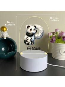 1 szt., personalizowane lampki nocne z niestandardowymi wzorami zwierząt i 26 literami imion. Spersonalizowane prezenty urodzinowe, spersonalizowane prezenty dla przyjaciół, spersonalizowane dekoracje sypialni, spersonalizowane dekoracje na imprezy. Dekoracje imprezowe, spersonalizowane lampki nocne. Prezenty dla przyjaciół, rodziny i dzieci. Prezenty urodzinowe, niespodzianki, prezenty świąteczne, prezenty noworoczne, dekoracje pokoju, oświetlenie nastrojowe.