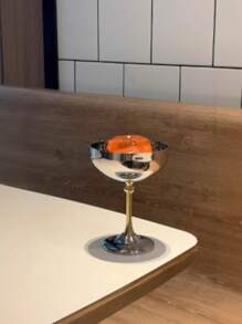 Luxury Stainless Steel Ice Cream Cups - Elegant TallFooted Dessert Bowls, 304 Stainless Steel, Perfect For Home, Bar, KTV, Restaurant Use - Chic Tableware Accessories, Ice Cream Party Decorations