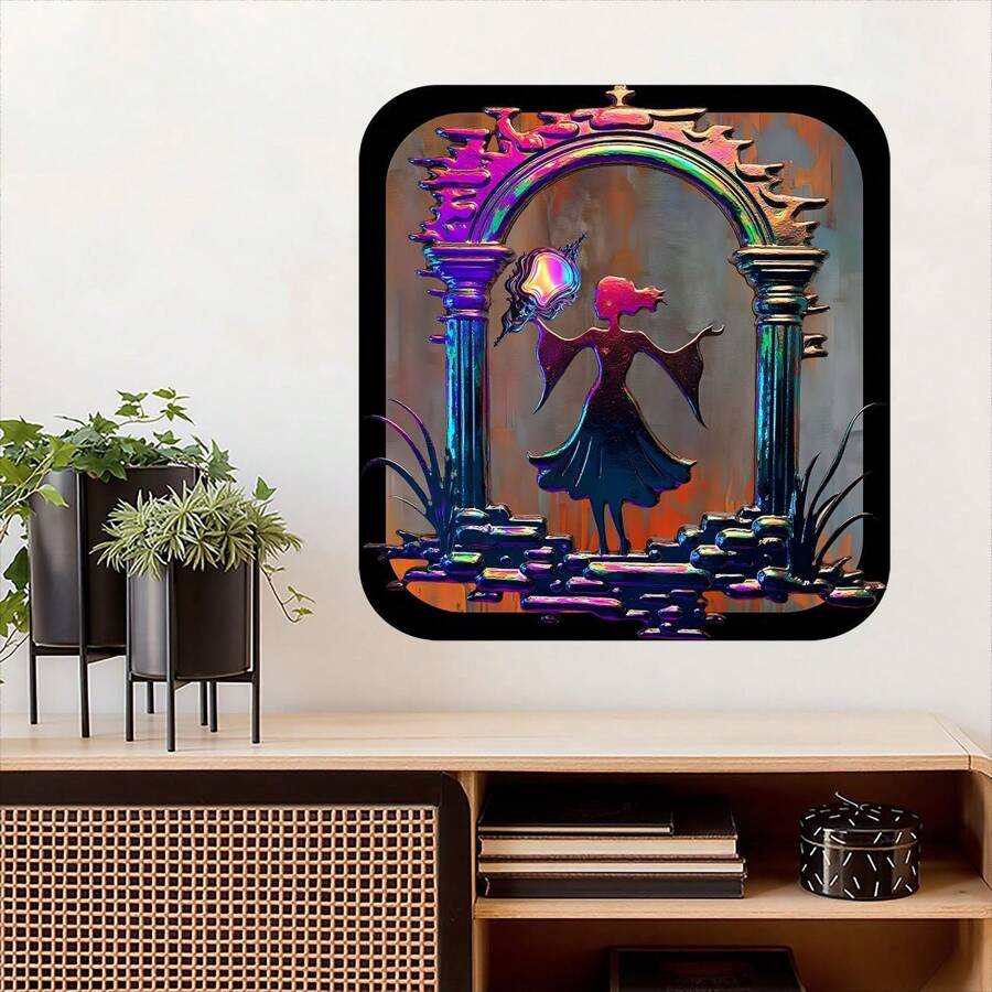Colorful Portal Magic Decor For Independent Girl, Gift For Women's Day, Home, Garden, Balcony Decorations