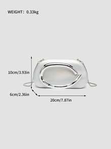 1pc Acrylic Clutch Bag, Ideal For Valentine's Day, Comfortable & Fashionable, Stylish Handbag, Personalized Gift, 2025 Accessory, Fashionable Style Suitable For All Occasions, Affordable Luxury, Rebellious Party Bag, Perfect For Parties, Weddings, Galas, Dinners/Receptions, Elegant Ladies' Bag