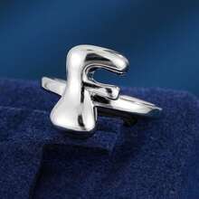 1 Creative Letter Design With Adjustable Opening For Women's Ring - Multicolor - View 4
