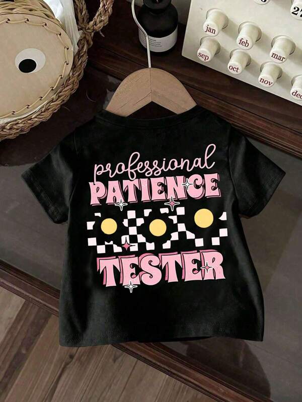 Tween Girl Cartoon Floral Print Grafische T-shirts voor meisjes met korte mouwen, Tween Girl's Summer Tops Crewneck Shirt Blouse
