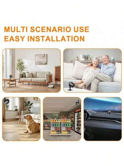 1pc Mini Camera HD Quality, Master Of Covert Monitoring. It Features Intelligent Night Vision, Strong Magnetic Adsorption, Long St by Hidden Function, Motion Detection. Ideal As Security Home Office Protection. view 7