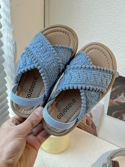 Summer. Flat Shoes Are Suitable For Both Children And Adults. Girls' Beach Shoes