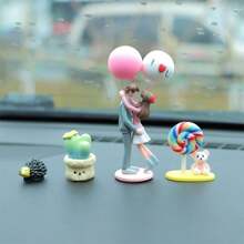 1 Piece Of Creative Car Interior Decoration Products, Cartoon Cute Couple Car Ornaments For Women Storage Organizer Travel Essentials Back To School Dormitory Storage Fall Decor