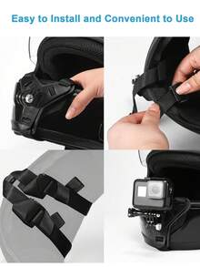 Gopro Outdoor Cycling Gear, Motorcycle Helmet Strap Chin Stand, Action Camera Accessory Off-Road Stand, Suitable For Outdoor Cycling And Vlog Shooting - Multicolor - View 5