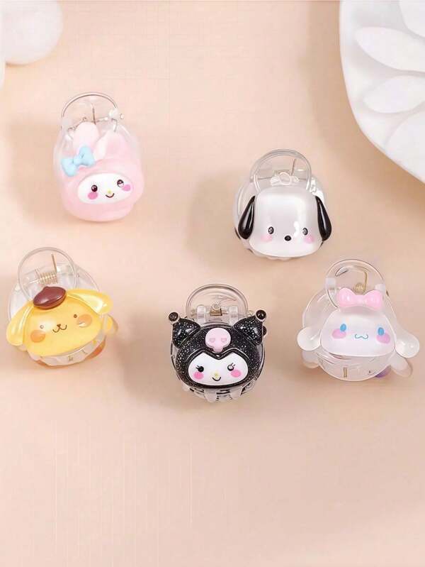 Sanrio مشبك شعر صغير بلمعة من سانريو. إنه مشبك بأسلوب كرتوني للشعر المتطاير والغرة، ويمكن استخدامه أيضًا كمشبك قلاب صغير للذيول العالية. بأسلوب ياباني لطيف وحلو، يلبي رغبات القلوب النسائية. مناسب لجميع أنواع الشعر ومثالي كهدية يومية.