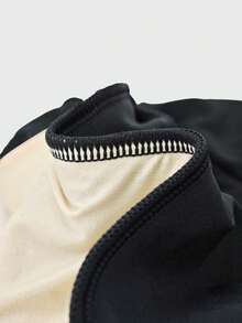 balletto 女式尼龙舞蹈紧身衣，前部带网眼，后部带绑带芭蕾舞服，适合成人表演和体操训练 - 黑色 - 查看 7