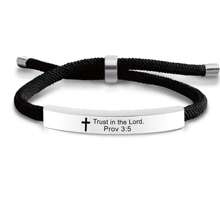 suteyi Pulsera con cita bíblica, pulsera con versículo bíblico, pulsera de personalizada, pulsera bíblica, regalo para ella, regalo para él, Biblia Lázaro
