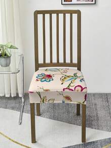 1/2/4/6pcs Printed Stretch Removable & Washable Dining Chair Seat Covers Room Decor Home Decor