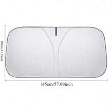 Parasolar mare pentru mașină, parbriz Parasolar pentru mașină, parbriz față termoizolant Pânză de soare 145*80cm/57*31.5in