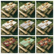 1/24 Stück Stretch Tischdecken in verschiedenen Stilen, in mehreren quadratischen und runden Größen erhältlich. Aus Milchseide gefertigt, eignen sie sich für die Frühlings- und Sommersaison. Diese Tischdecken dienen als dekorative Elemente für Küchen, Esszimmer und Innenhöfe und können Esstische in unterschiedlichen Größen verschönern. Sie sind perfekt für Familienfeiern und Outdoor-Picknicks.