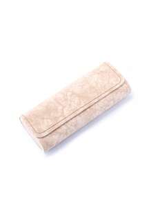 Customized Simple Eyeglasses Case, Waterproof, Shockproof, Personalized Text, Retro Leather Eyewear Case, Sunglasses Storage Box, Japanese Elegant Style