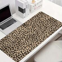 XXL Leopard Print Mouse Pad - 35.4 X 15.7 Inch Large Desk Mat, With Non-Slip Rubber Base And Durable Stitched Edges, Smooth Surface For Optimal Performance - Ideal For Home, Office And Gaming Enthusiasts - Multicolor - View 6