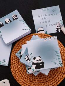 Cute Panda Memo Note Stickers, Student Sticky Notes, Kids Gift, Festival Reward - Multicolor - View 1