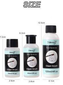 Acryl Nagelbürsten Reiniger - Schnellreinigung für Gel/Acryl Nagelbürsten, Malpinsel, Spritzpistolen, Kunstwerkzeuge, Nagelbürsten Reiniger, Konditionierer und Reparaturmittel