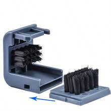 1pc MTB Bicycle Chain Cleaning Brush, Plastic Chain Gear Trash Wheel Brush, Portable Bicycle & Motorcycle Cleaning Tool, Rim & Tire Care - Grey - View 9