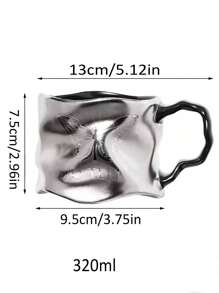 This Dark Butterfly Style Cup Has A Unique Design. With A Dark Tone, The Cup Body Features A Butterfly Relief, Embodying The Aesthetic Of Dark Beauty. The Material May Be Ceramic, Processed To Have A Metallic Luster. The Asymmetrical Cup Body Is Paired With A Curved Handle, Balancing Artistic Appeal And Comfortable Grip. Can Be Used As A Daily Drinkware Or Home Decor. Back To School