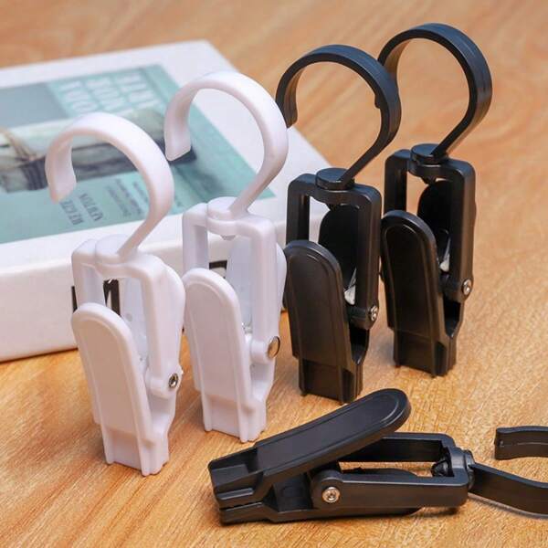 10 PCS Swivel Multi-Functional Clamps For Clothes, Scarves, Socks, Hats, Gloves, Towels