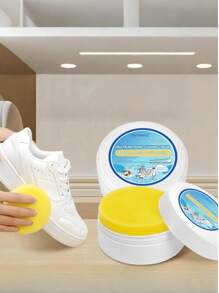 Multi-Functional White Shoe Cleaner, Whitening, Stain & Yellowing Removal, Waterless Cleaning, Suitable For Leather And Sneakers(Random Color)
