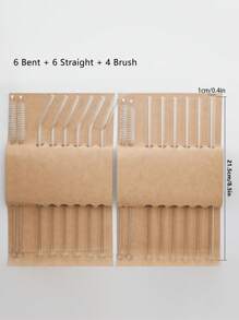 12pcs Reusable Glass Drinking Straws,Size 8.5''x10mm,Including 12pcs Reusable Glass Drinking Straws With 4Cleaning Brush- Perfect For Smoothies, Tea, Juice