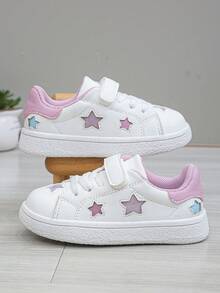 New Fashionable & Cute Unisex Classic Baby Skateboard Sneakers, Casual Shoes, Toddler Shoes Suitable For Daily Wear - White - View 2