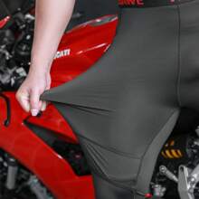 WOSAWE Pantalon de cyclisme sport WOSAWE pour hommes avec armure souple, certifié CE, absorption des chocs, rembourrage, très extensible, respirant et confortable