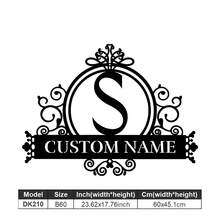 1 Logotipo de arte en metal fino - Logotipo personalizado con apellido, diseño de nombre, decoración del hogar con iniciales personalizadas en miniatura, estilo clásico, decoración de pared duradera montada en la pared para fiestas temáticas, regalos entrañables perfectos para amigos y familiares, regalos de boda personalizables, multifuncional, duradero, ornamental, reutilizable, exquisito, elegante, de alta calidad, colorido, moderno, personalizado, único, decoración del hogar, colgantes de pared personalizados - Multicolor - Ver 123