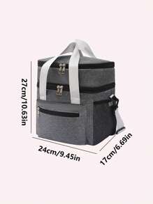 1pc Thickened New Double-Layer Lunch Box Bag Insulation Bag Multifunctional Lunch Bag Outdoor Picnic Preservation Crossbody Ice Pack, Back To School1pc Thickened New Double-Layer Lunch Box Bag Insulation Bag Multifunctional Lunch Bag Outdoor Picnic Preservation Crossbody Ice Pack1pc Thickened New Double-Layer Lunch Box Bag Insulation Bag Multifunctional Lunch Bag Outdoor Picnic Preservation Crossbody Ice Pack, Back To School