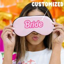 Let's Bach Party - Bride/Babe Sleep Masks, Adjustable 'Good Night' Letter Pattern Blackout Eye Mask - Multicolor - View 2