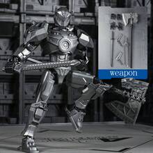 1pc, 4.7inch Lucky T13 Robot Humanoid Toy Model 13 Multi-Joint Movable, 3D Printed Bionic Craft, Suitable For Teenagers Birthday Gifts, Festival Gifts, Party Gifts, Living Room Desktop Ornaments, Bedroom Desktop Ornaments - Multicolor - View 3