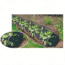 1pc Adjustable Black Garden Net, Expandable Polyester Mesh For Pest Control, Protects Vegetable Garden From Insects, Rodents And Snakes - Black - View 7