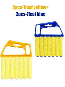 1/2/3/4pcs,Blinds Air Conditioning Gap Brush ,Blind Duster For Wood Blinds;Detailing Brush Set;Car Detailing Brush;Blind Dusters For Cleaning;Blind Cleaner; Detachable And Washable Window Cleaner Exhaust Fan Dust Removal Detergent-Free Edge Seam Brush Detachable,