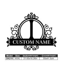 1 Logotipo de arte en metal fino - Logotipo personalizado con apellido, diseño de nombre, decoración del hogar con iniciales personalizadas en miniatura, estilo clásico, decoración de pared duradera montada en la pared para fiestas temáticas, regalos entrañables perfectos para amigos y familiares, regalos de boda personalizables, multifuncional, duradero, ornamental, reutilizable, exquisito, elegante, de alta calidad, colorido, moderno, personalizado, único, decoración del hogar, colgantes de pared personalizados - Multicolor - Ver 58