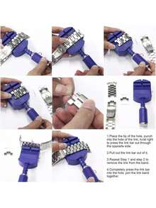 [二合一表带和表壳组合] 适用于 的不锈钢二合一表带和表壳组合 - 适合 10/9/8/7/6/5/4 和 SE 系列，超薄金属链带带保护套，不防水，时尚设计 - 彩色 - 查看 9