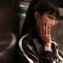 Men's Vintage Punk Style Matte Skull Ring - Multicolor - View 4