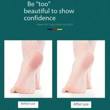 1pc Double-Sided Natural Pumice Stone, Easy To Remove Calluses And Dead Skin! Made Of Natural Materials, Won't Hurt The Feet. Bathroom Essential To Keep Your Feet Clean And Comfortable.