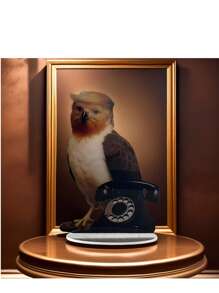 The New Handsome Owl 2D Flat Acrylic Desktop Home Decoration Decoration Assembly Props