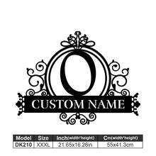 1 Logotipo de arte en metal fino - Logotipo personalizado con apellido, diseño de nombre, decoración del hogar con iniciales personalizadas en miniatura, estilo clásico, decoración de pared duradera montada en la pared para fiestas temáticas, regalos entrañables perfectos para amigos y familiares, regalos de boda personalizables, multifuncional, duradero, ornamental, reutilizable, exquisito, elegante, de alta calidad, colorido, moderno, personalizado, único, decoración del hogar, colgantes de pared personalizados - Multicolor - Ver 62