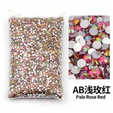 2mm, 3mm, 4mm, 5mm, 6mm Bulk Pack Non-Hotfix Resin Flat Bottom Rhinestones Crystal Nail Studs DIY