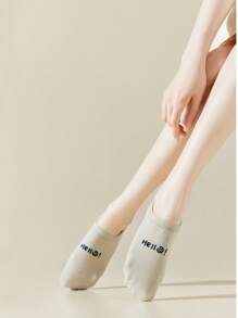 5 par damskich skarpetek inspirowanych dopaminą, urocze skarpetki z motywem łódki z kreskówek, skarpetki niewidoczne, letnie