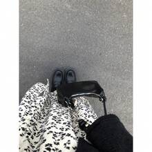 Women Fashion Backpacks - ■黑色包包+肩帶■ - 查看 5