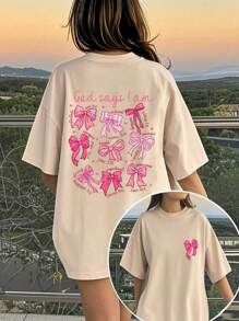 Camiseta de manga corta y cuello redondo con estampado de mariposas para niñas preadolescentes, ropa de estudiante y niños pequeños, top de verano para niñas listas para jugar