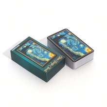 Van Gogh Tarot Cards, 78pcs, 130g, English Version - Black - View 3