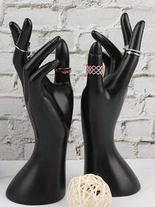 1pc Elegant Hand-Shaped Jewelry Display Stand - Ideal For Rings, Bracelets & Necklaces - Perfect For Home And Retail Showcasing - Multicolor - View 3