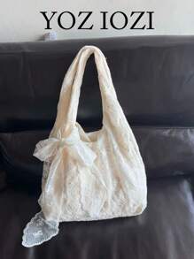 2025 New National Style Embroidered Elegant Casual Lady Tote Bag, Shoulder Handbag With Large Capacity For Work